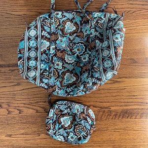 Vera Bradley Retired Large Duffel & Cosmetics Bag